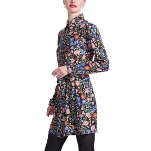 New Corey‎ Lynn Calter Black English Garden Gabriela Mini Dress Medium
